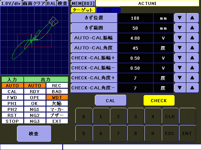 Calibration function